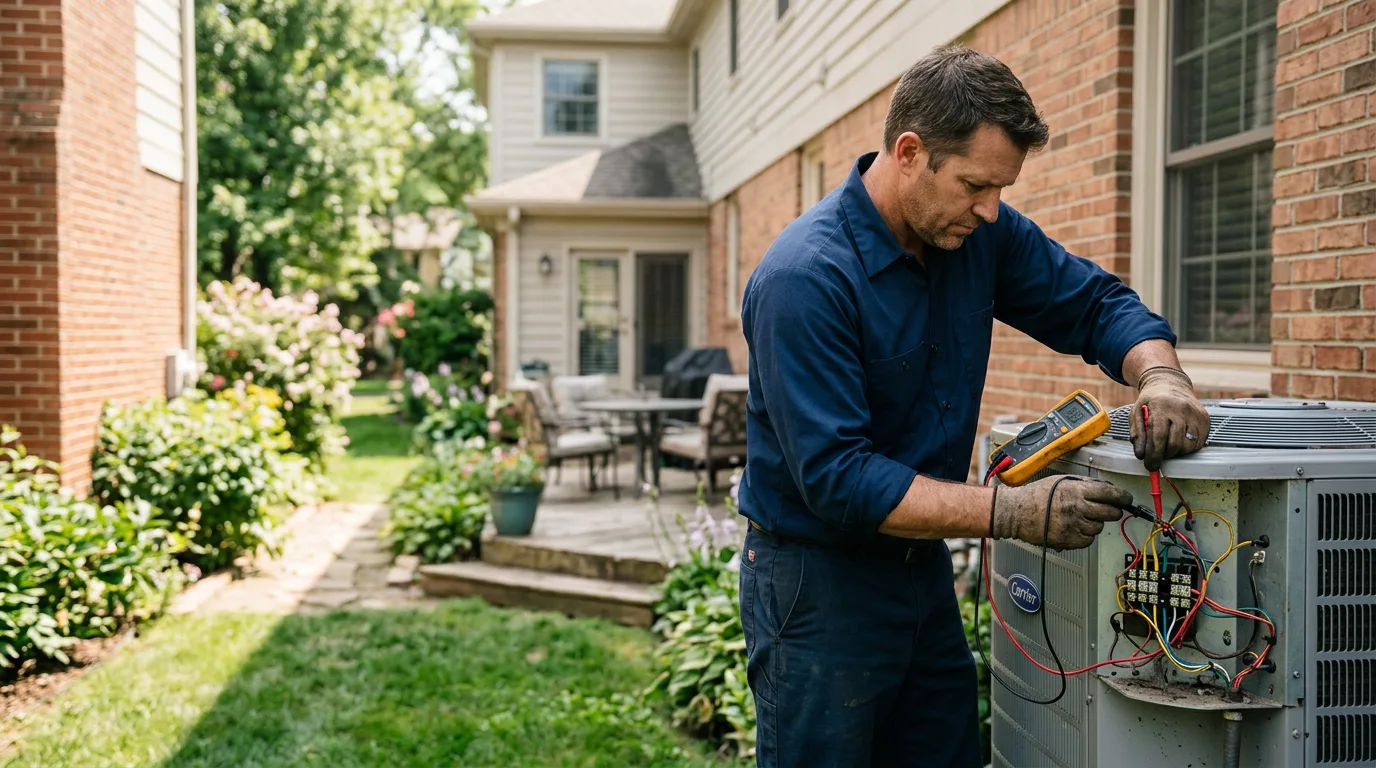 HVAC technician working near Newry, ME